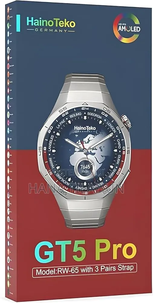 Haino Teko Germany GT5 Pro Smart Watch (Model: RW-65).