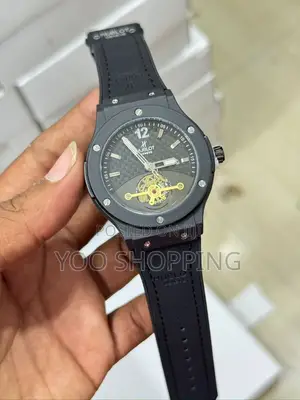 Black Hublot Watch Mens