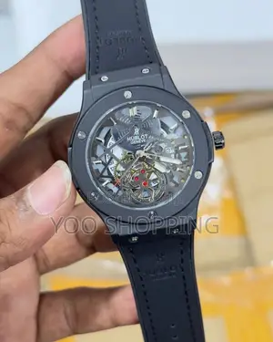 Black Hublot Watch Mens