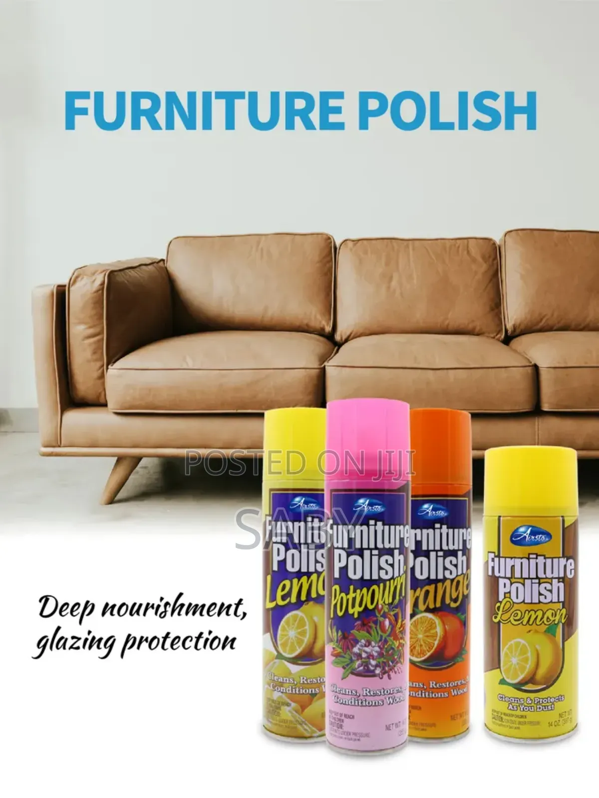 ABRO Lemon Fresh Furniture Polish