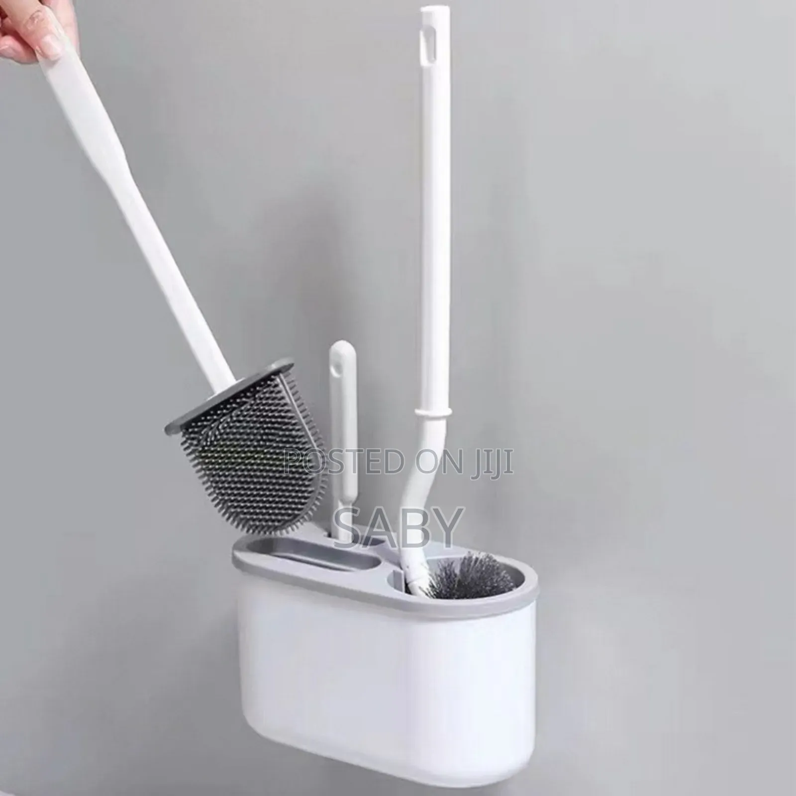 3 in 1 Factory Detachable Handle Toilet Cleaning Brush Set