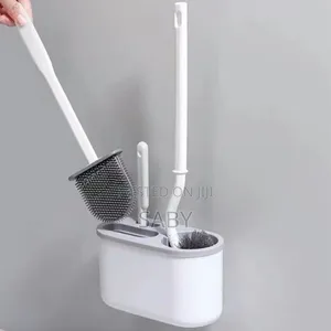 3 in 1 Factory Detachable Handle Toilet Cleaning Brush Set