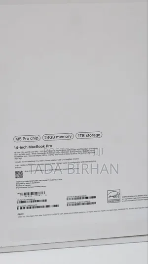 New Laptop Apple MacBook Pro 2026 M5 Pro 24GB Apple M5 SSD 1T