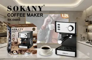 SOKANY Coffee Maker – 1.5L, 850W Espresso Machine