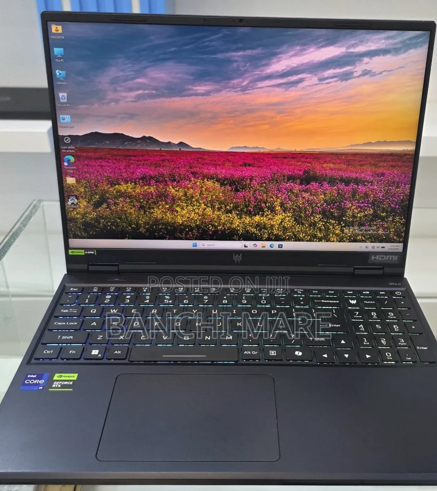 New Laptop Acer Predator 15 16GB Intel Core i9 SSD 1T