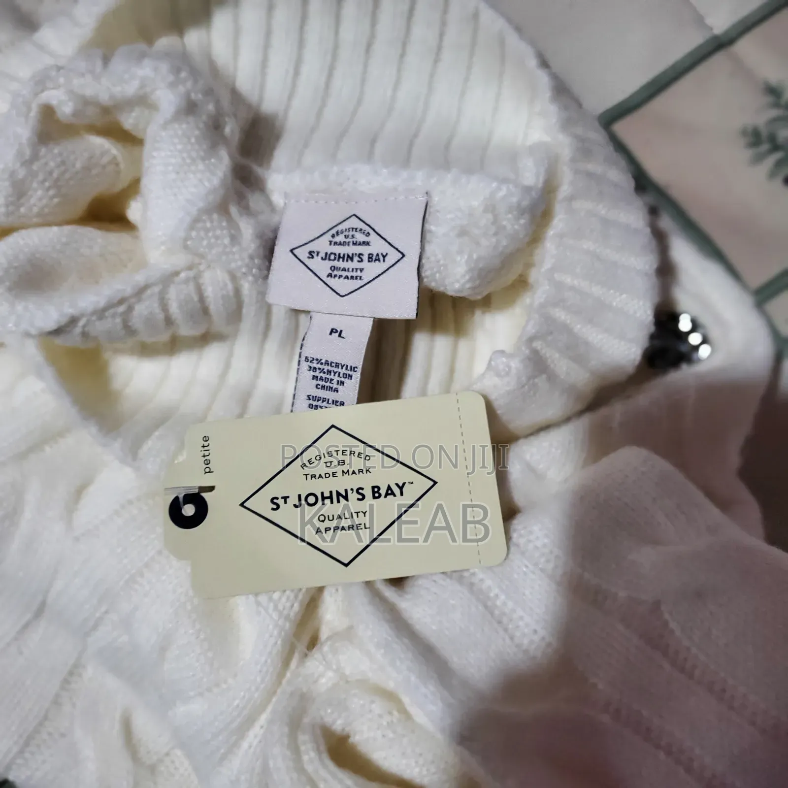 St. John's Bay, Long-Sleeve Knitted Sweater for Sale