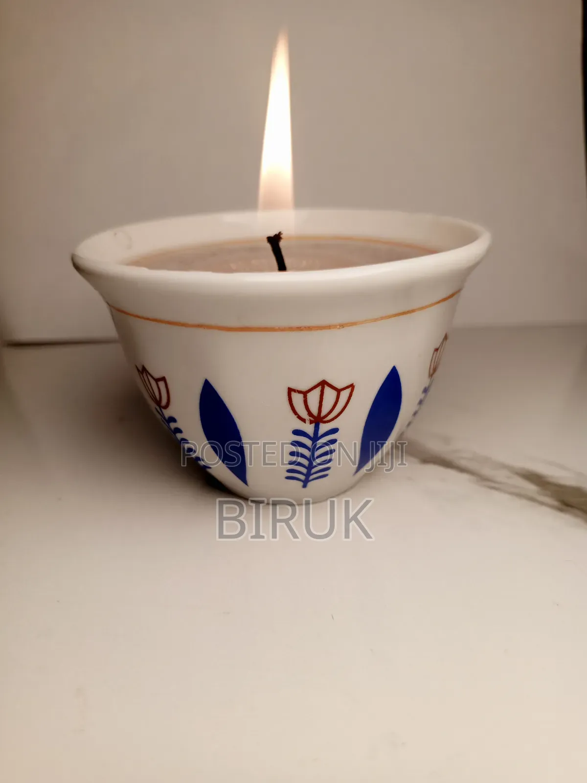 Luxury Handmade Cup Candle | Gift Home Decor Candle | የሲኒ ሻማ