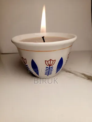 Luxury Handmade Cup Candle | Gift Home Decor Candle | የሲኒ ሻማ