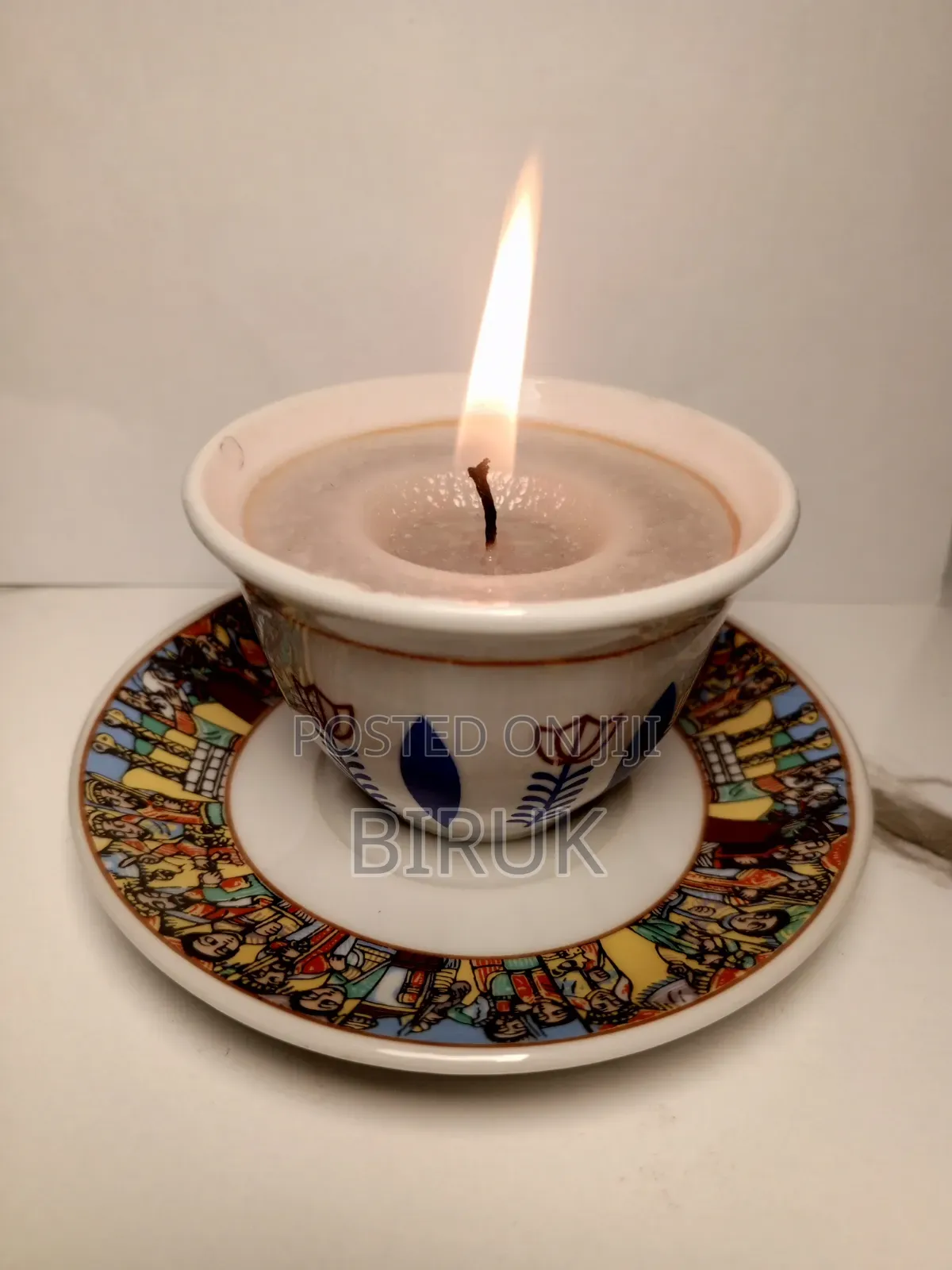Luxury Handmade Cup Candle | Gift Home Decor Candle | የሲኒ ሻማ