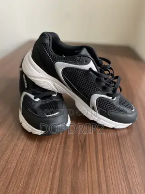 Original Nautica Men's Black White Athletic Sneakers -Breathable Mesh