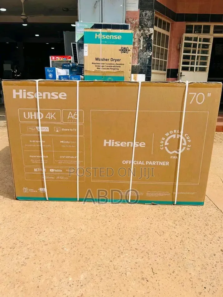 Hisense Smart Qled TV 70 Inch OR A6 Model TV Framless 2026 Qual