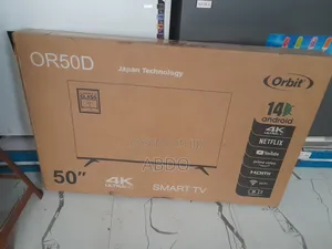 Orbit Smart TV 50 Inch Andraid Doubel Gelass Secrine Framless 2026