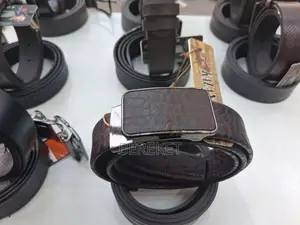 Kalewensen Classic Automatic Ratchet Leather Belt – Dark Brown
