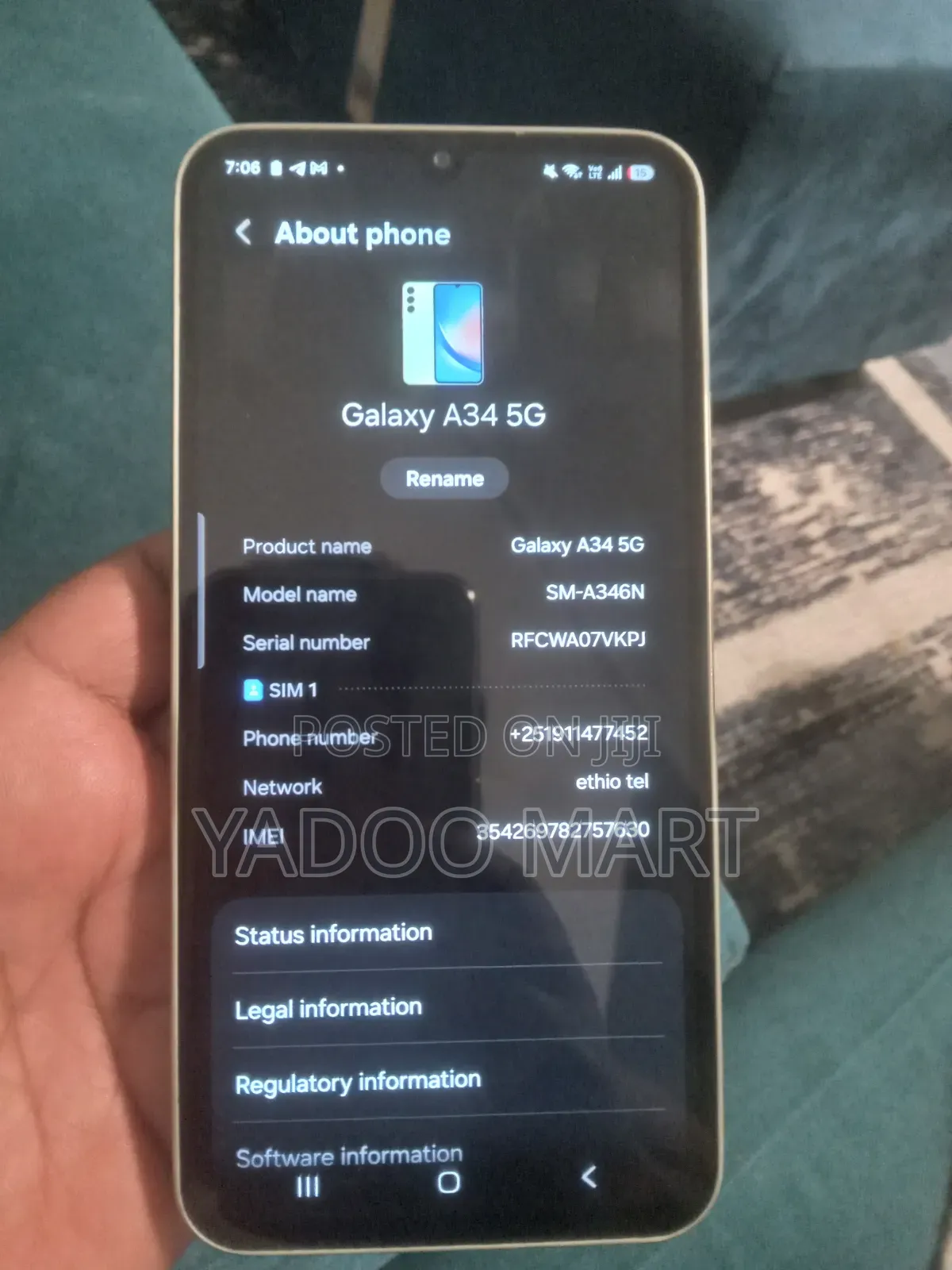 Samsung Galaxy A34 5G 128 GB Green