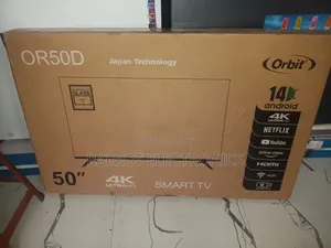 Orbit Smart Qled TV 50 Inch Googel TV Doubel Framless 2026 Hifi Spe