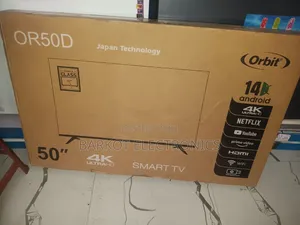 Orbit Smart Qled TV 50 Inch Googel TV Doubel Framless 2026 Hifi Spe