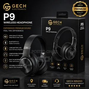 P9 Wireless Bluetooth Headphone | Brand New | Deep Bass