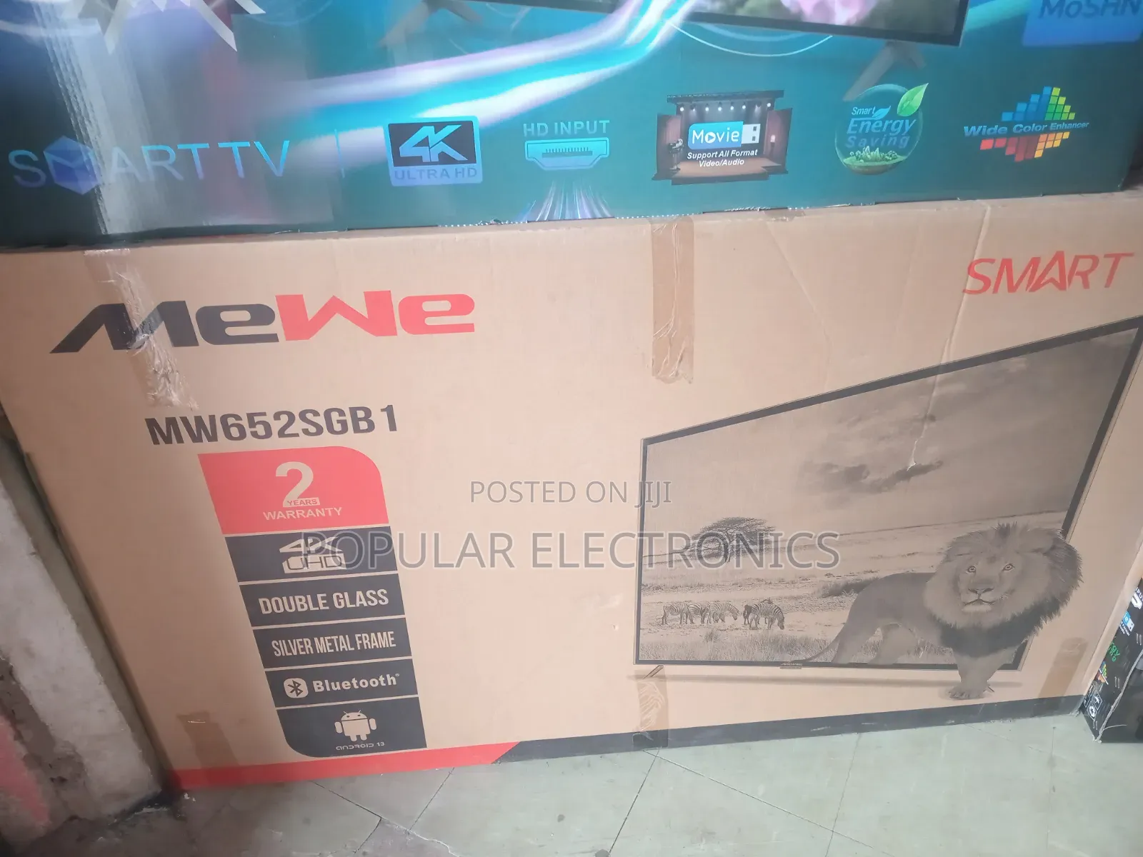 Mewe 65inchi TV Smart Android TV