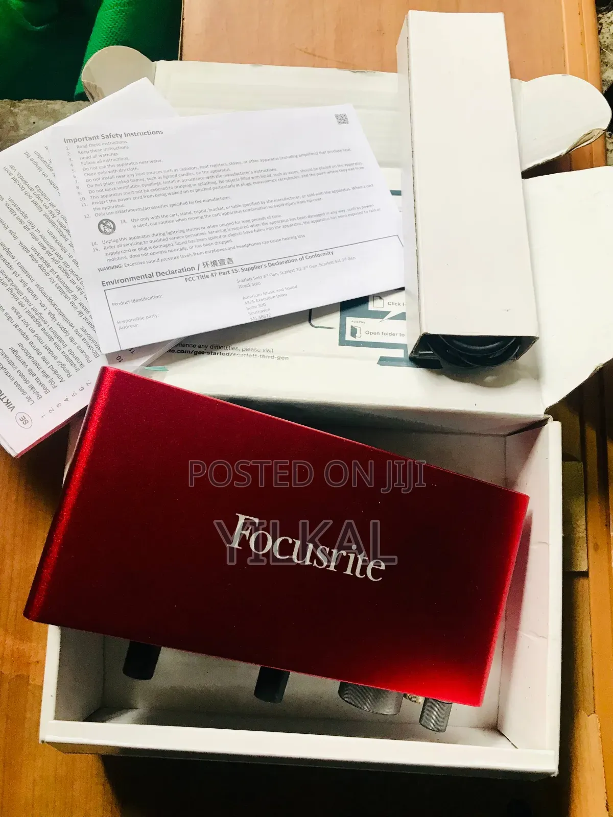 Focusrite Scarlett 2i2 3rd Gen Soundcard