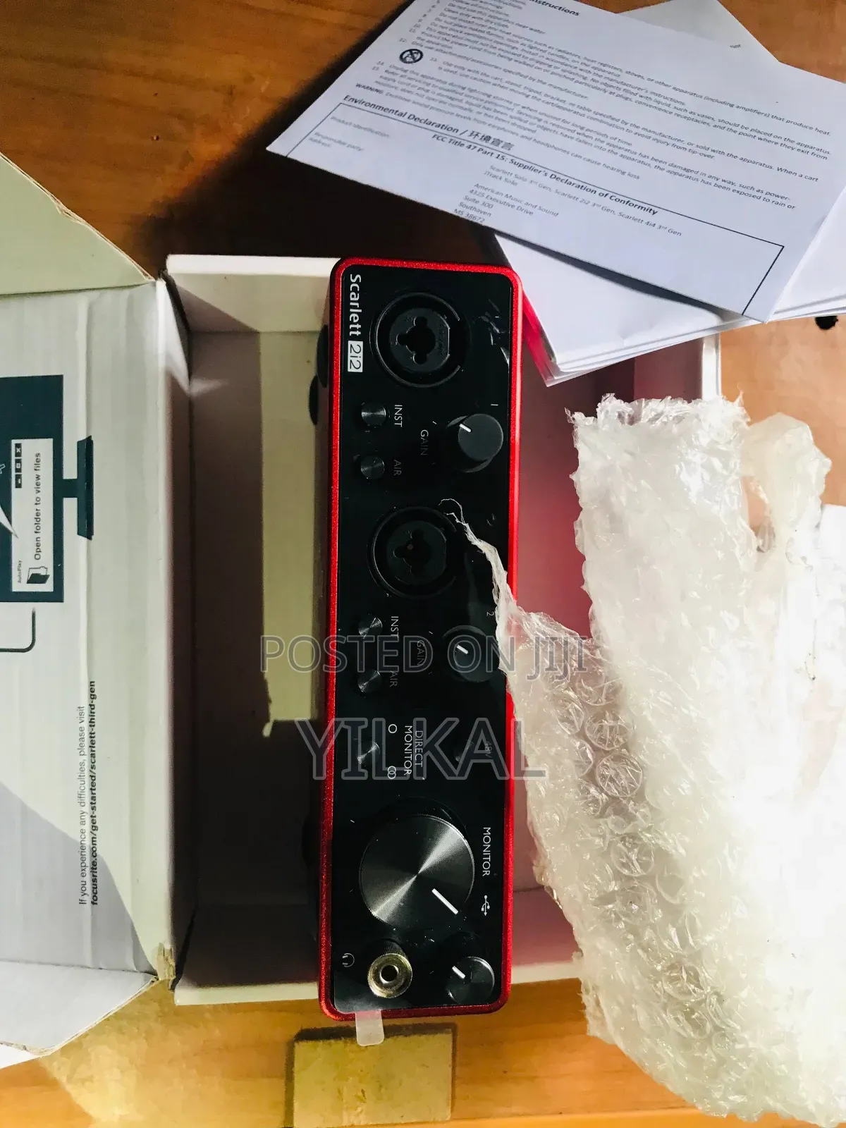 Focusrite Scarlett 2i2 3rd Gen Soundcard