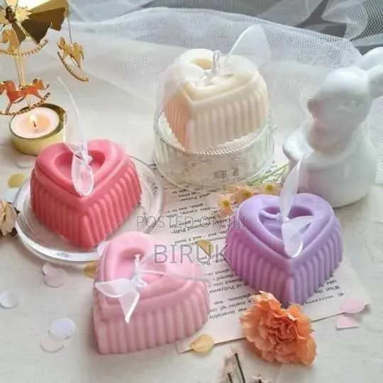 Heart-Shaped Candle | የፍቅር ልብ ቅርጽ ሻማ