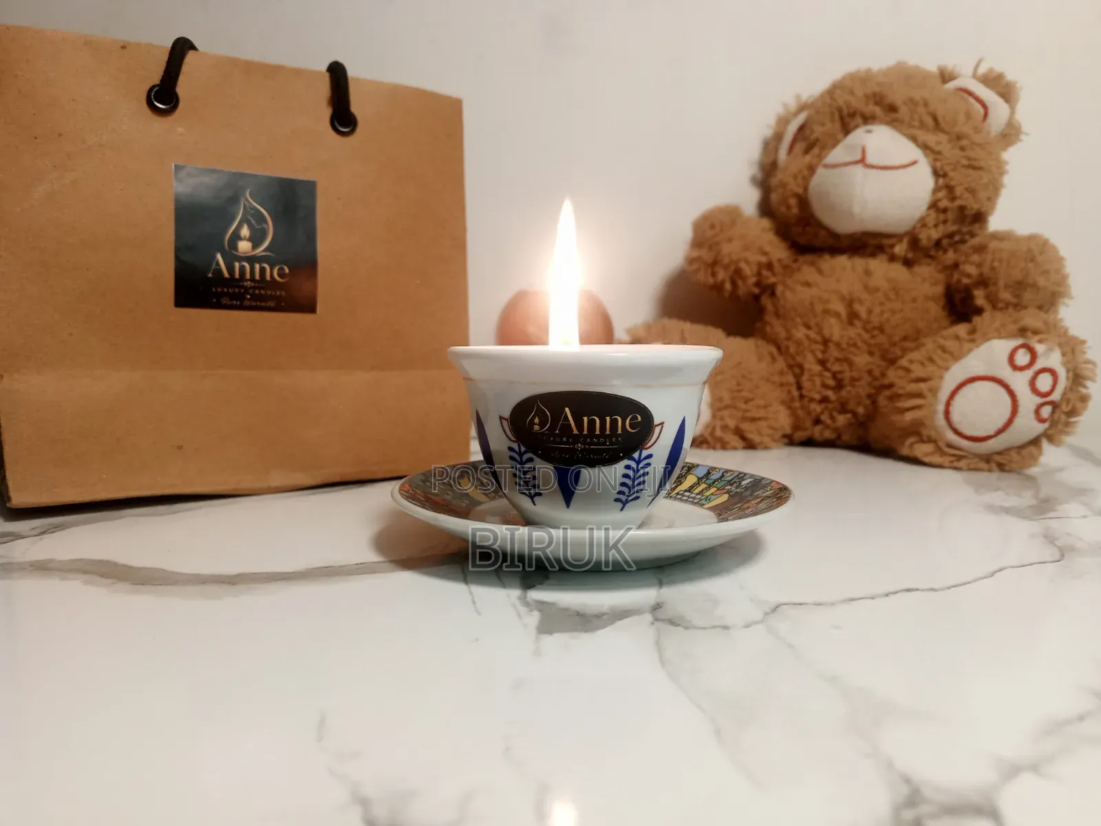 Luxury Handmade Cup Candle | Gift Home Decor Candle | የሲኒ ሻማ