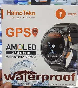 GPS-1 Smart Watch With Built-in GPS, AMOLED Display Built-in Torch