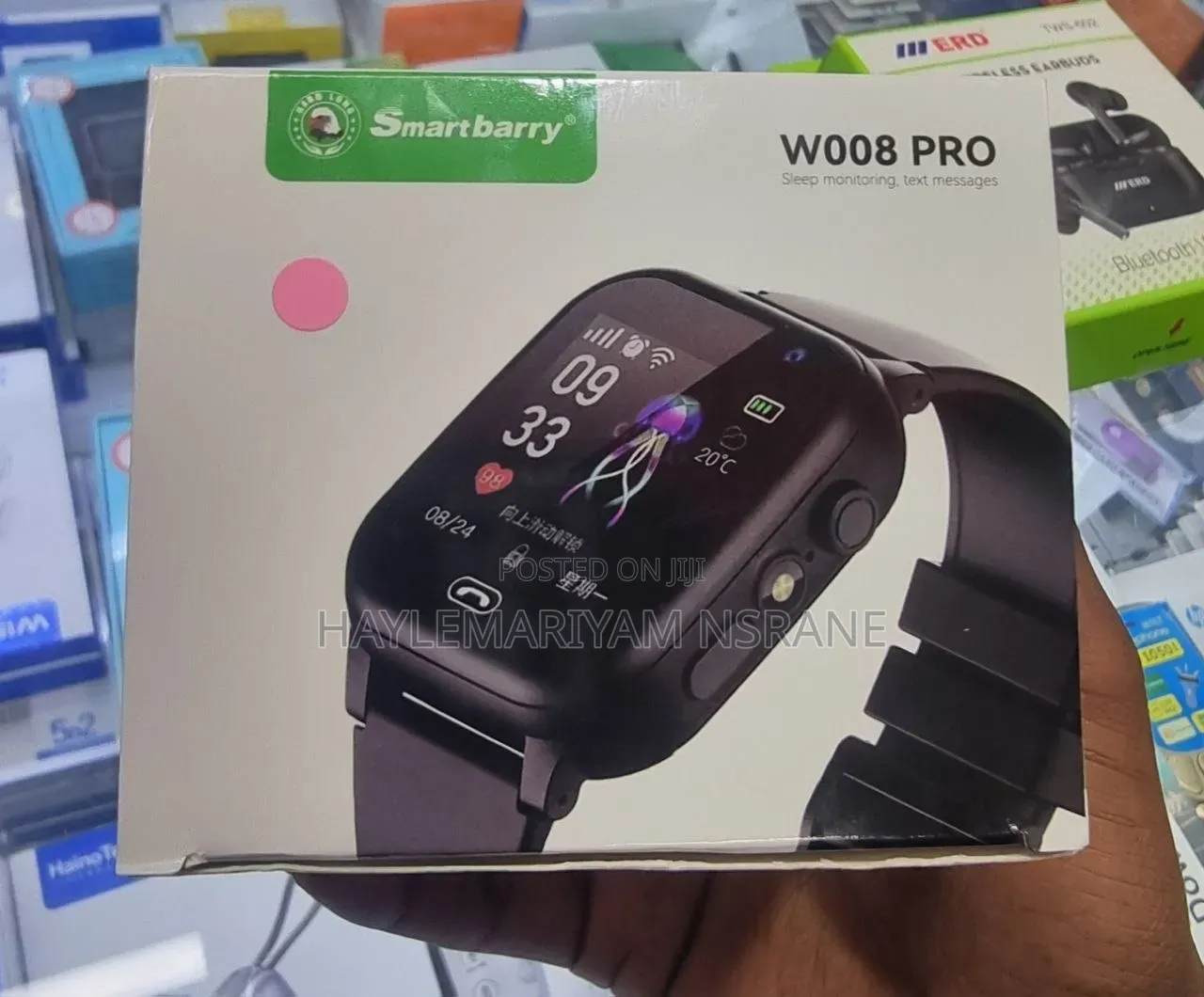 Smartbarry W008 PRO Smart Watch With Sleep Monitoring Camera