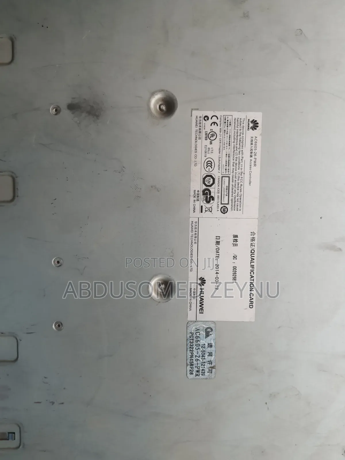 Huawei Wireless Access Controller( Huawei AC6605-26-PWR )