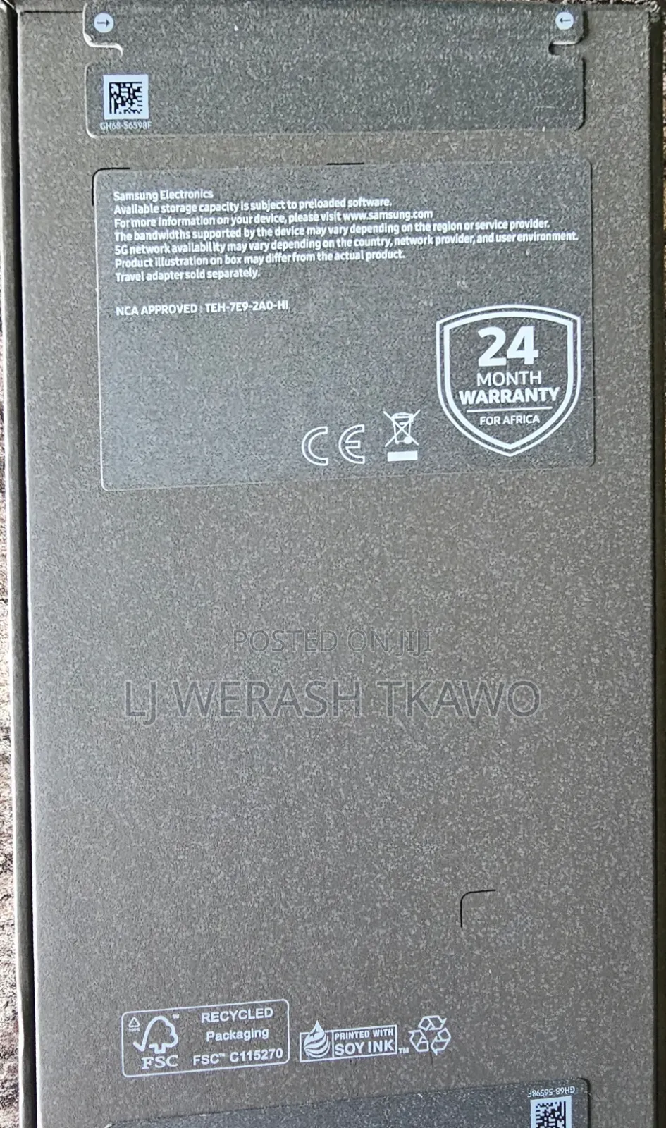 New Samsung Galaxy S26 Ultra 5G 256 GB Black