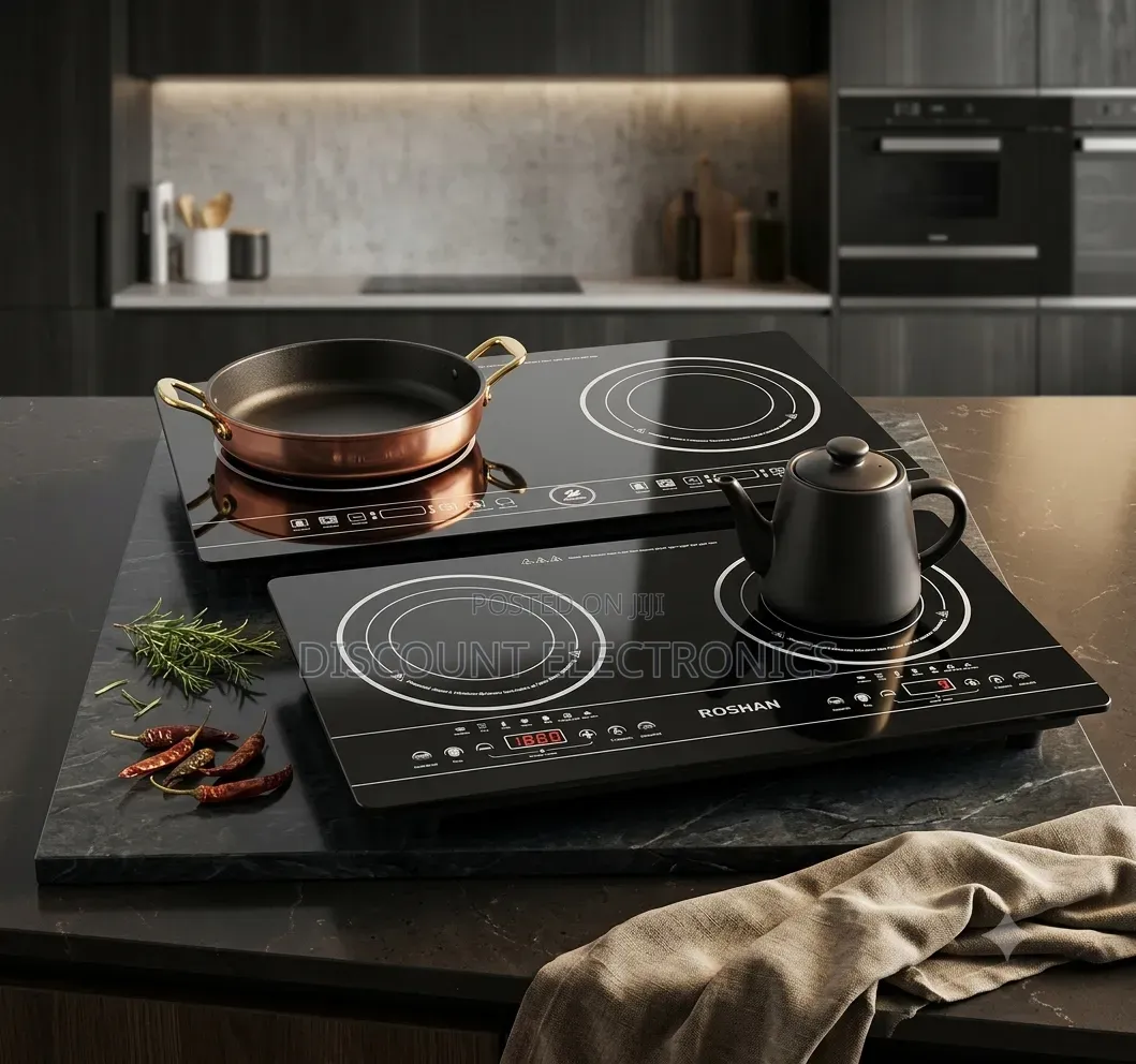 ​Dual-Burner Glass Cooktops: Roshan Touch Stove