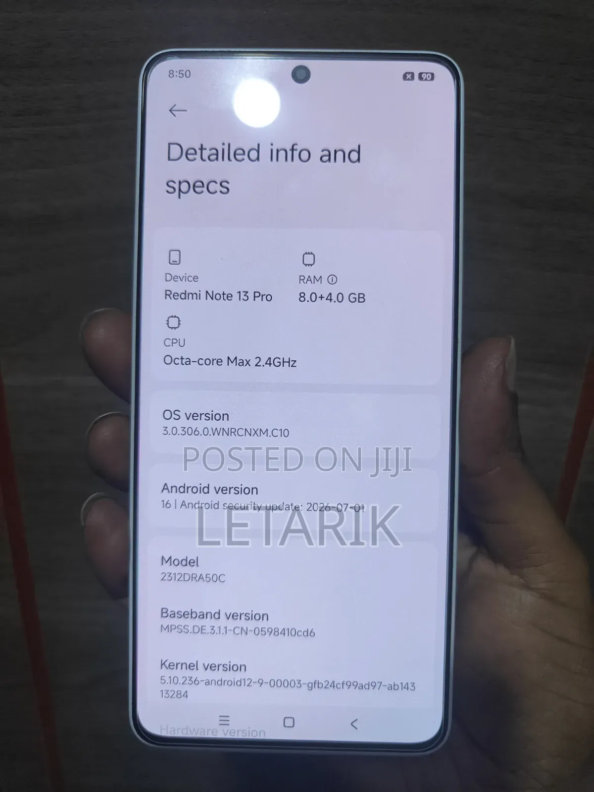 New Xiaomi Redmi Note 13 Pro 256 GB White