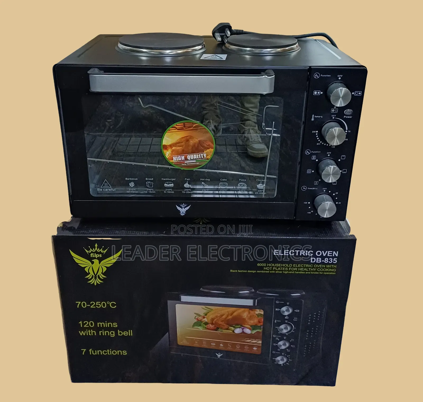 Flips Mini Oven 60L – Full Function Electric Oven | Perfect for Baking