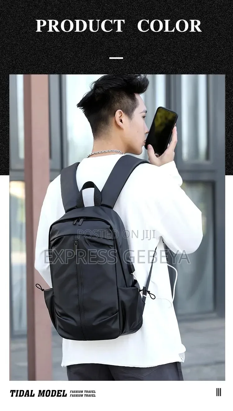 Multifunctional Backpack With USB Charging Port ለልጆች ና ለአዋቂዎች የሚሆን ቦርሳ