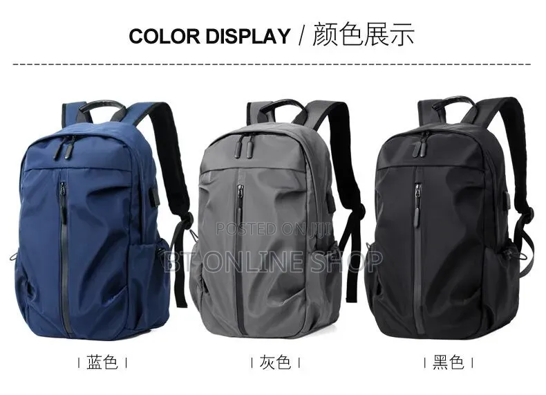Multifunctional Backpack With USB Charging Port