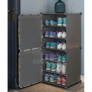 6 Layers Shoe Rack With a Door