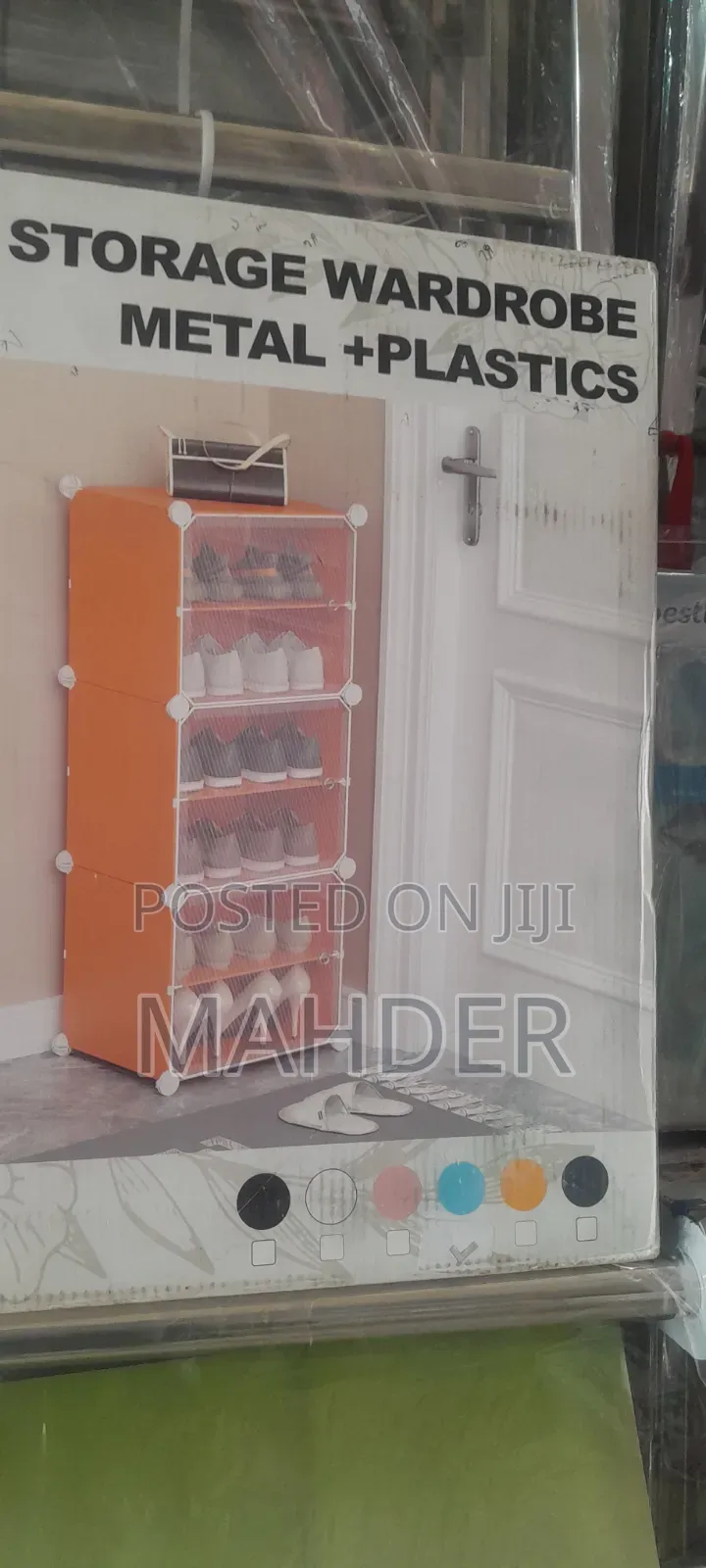 6 Layers Shoe Rack With a Door