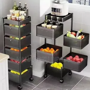 5 Layer Moveable Kitchen Storage