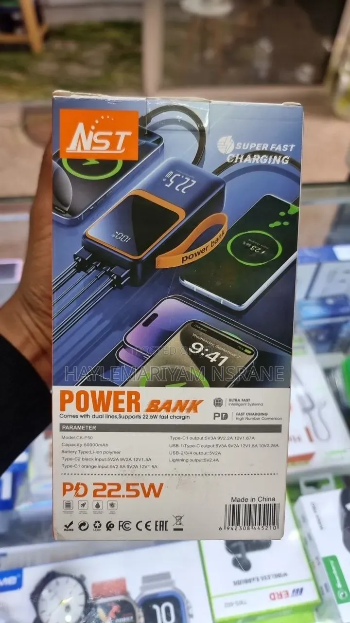 NST CK-P50 Slice 50000mAh 22.5W Super Fast Charging Power Bank