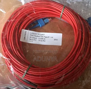 FiberSwiss LC/PC to LC/PC Fiber Optic Patch Cord 2m/4m/20m