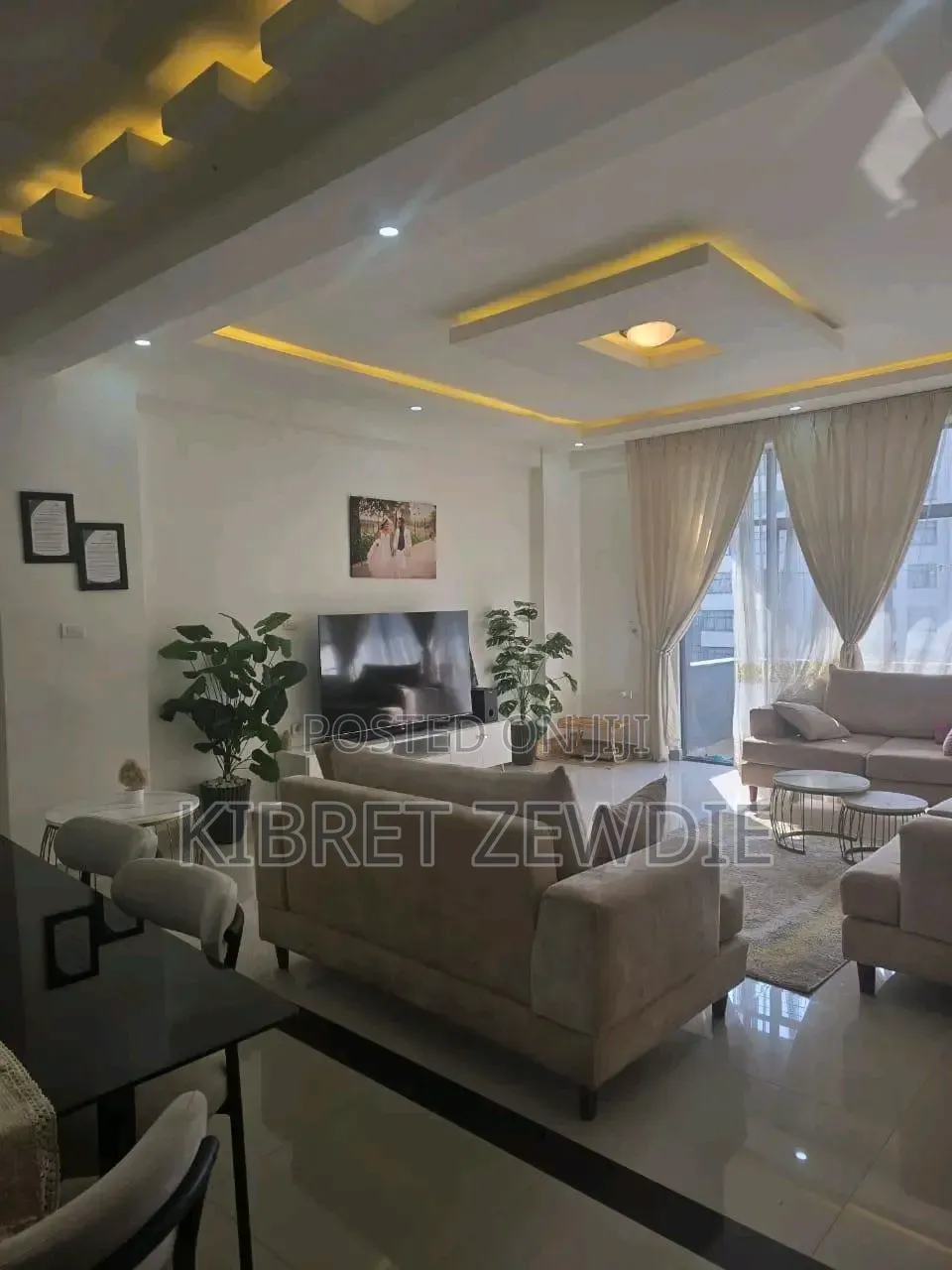 Furnished 4bdrm Apartment in Kibert Zewdie, Bole for sale