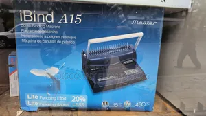 Master iBind A15 Comb Binding Machine