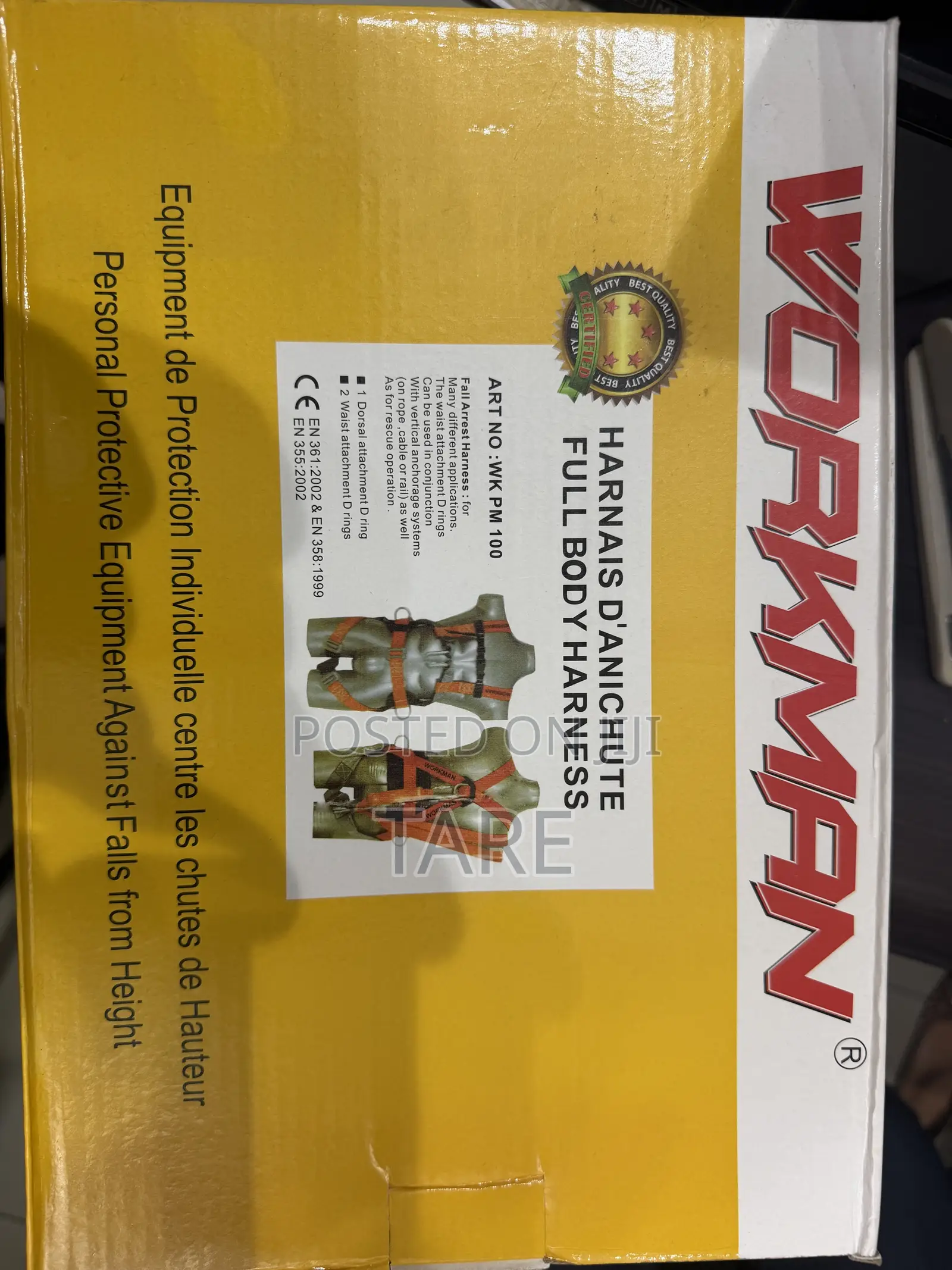 Workman Brand Safety Belt
