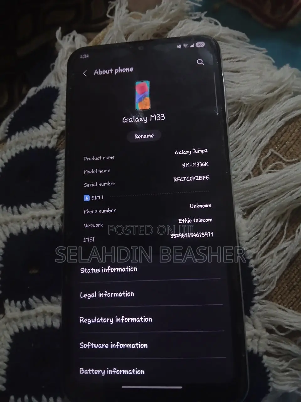 Samsung Galaxy M33 128 GB White
