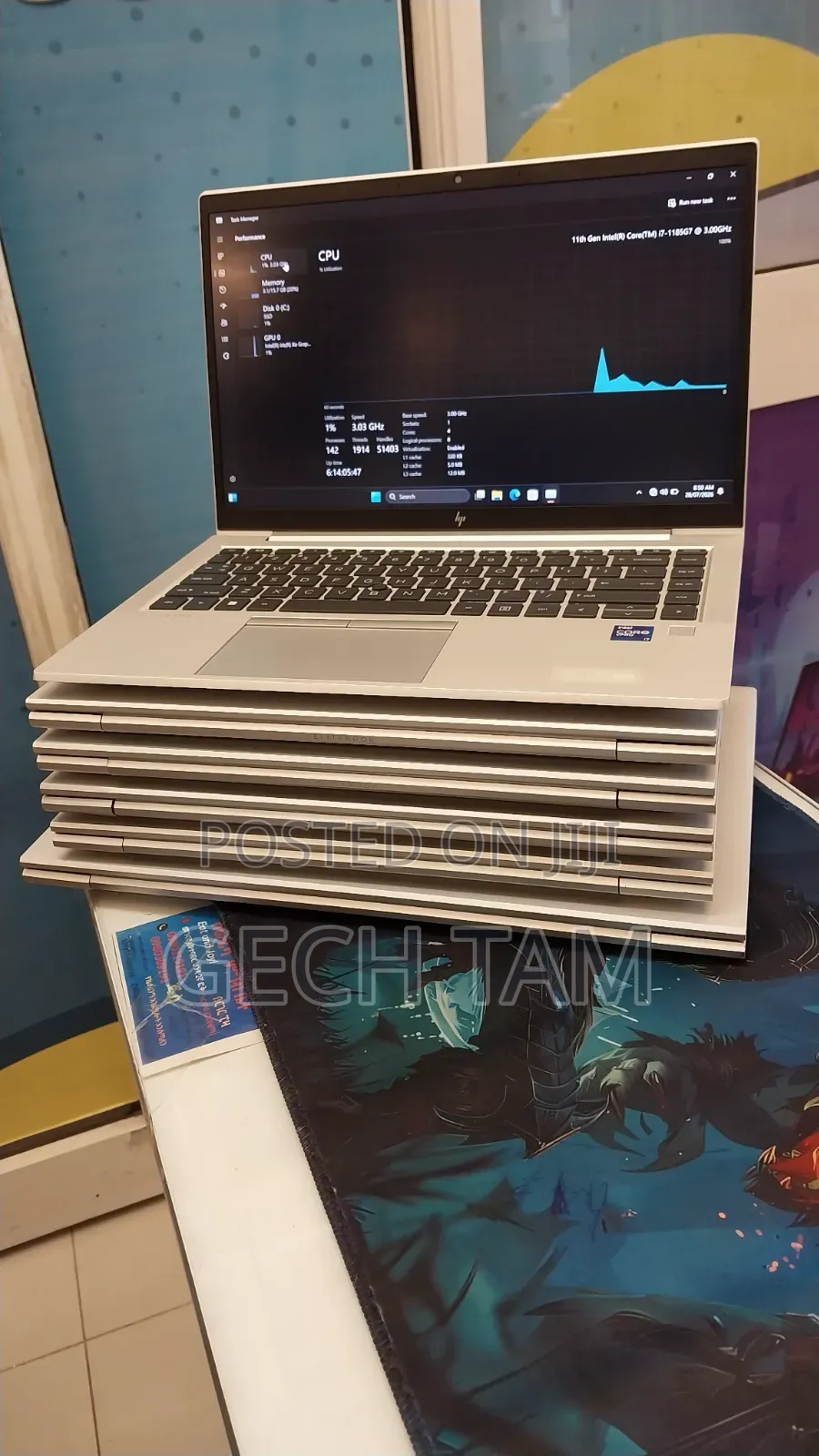 New Laptop HP EliteBook 840 G8 16GB Intel Core i7 SSD 512GB