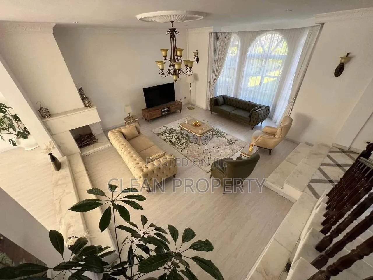 Furnished 3bdrm House in Clean Property, Bole for rent