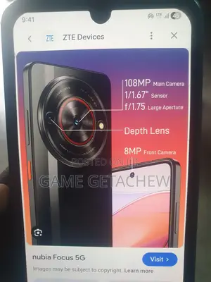 New ZTE nubia Focus Pro 256 GB Black