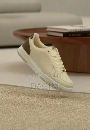 Original Pier One Premium White Sneakers | Imported From Italy