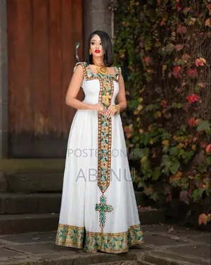 Timeless Ethiopian Traditional Dress
Description: