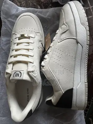 Original Pier One Premium White Sneakers | Imported From Italy